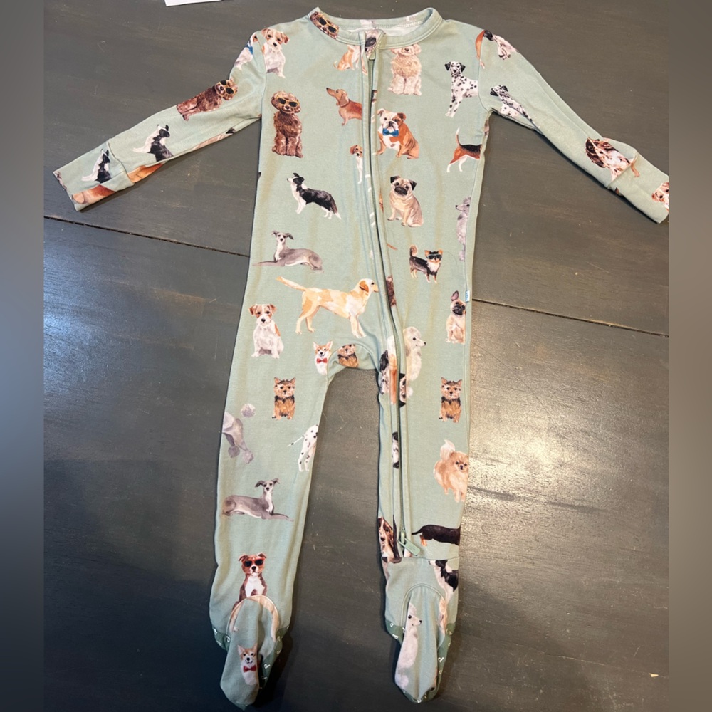 Posh Peanut Posh Puppies Footie Pajama